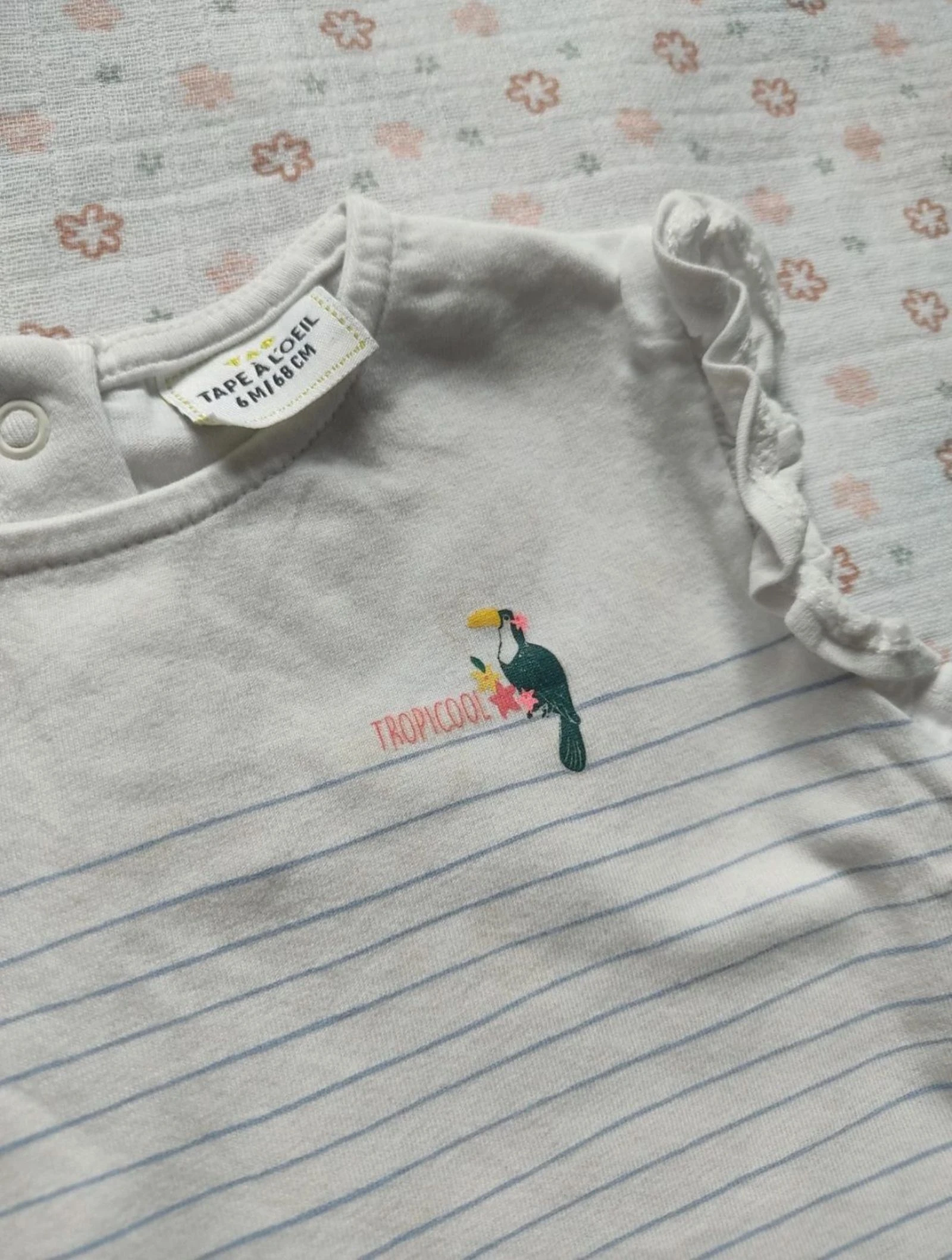 Lote de 3 camisetas de verano TAO y Obaïbi - Talla 6 meses - Muy buen estado – photo 13